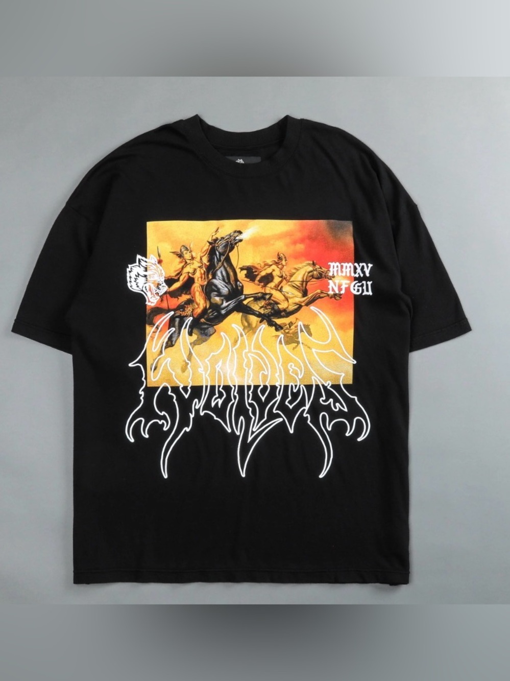 Darc Sport “Until Valhalla” Black Short-Sleeve Oversized Tee 249/1000